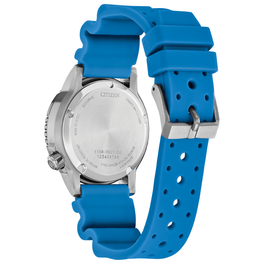 EO2028-06L Citizen Analogue Eco-Drive Watch Silicone Strap Women's Watch