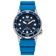 EO2028-06L Citizen Analogue Eco-Drive Watch Silicone Strap Women's Watch