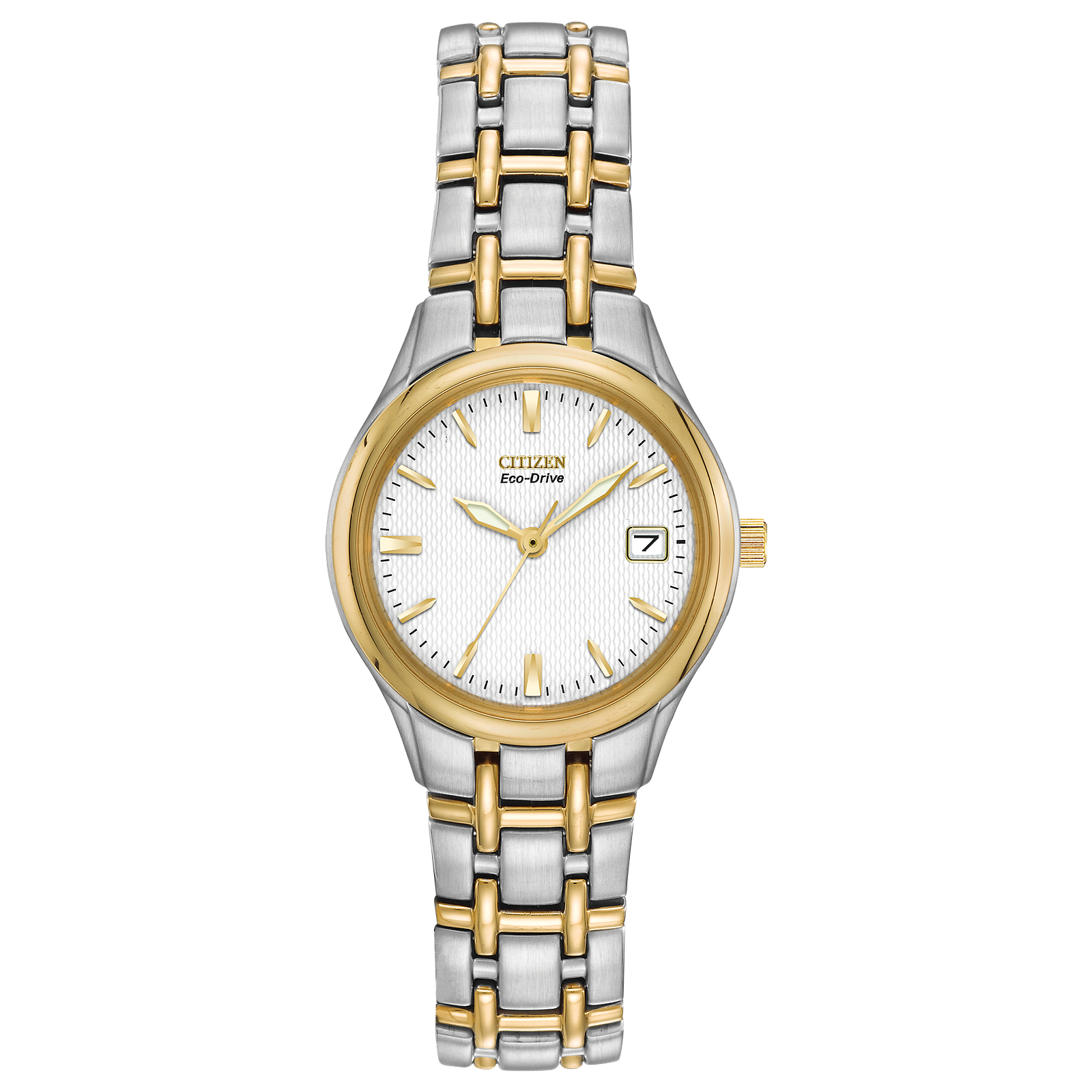 EW1264-50A Citizen Eco-Drive Two-Tone Gold Stainless Steel Ladies Watch