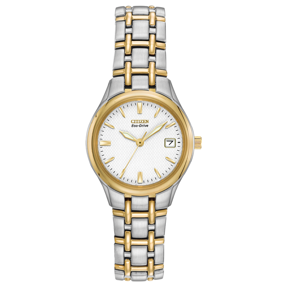 EW1264-50A Citizen Eco-Drive Two-Tone Gold Stainless Steel Ladies Watch