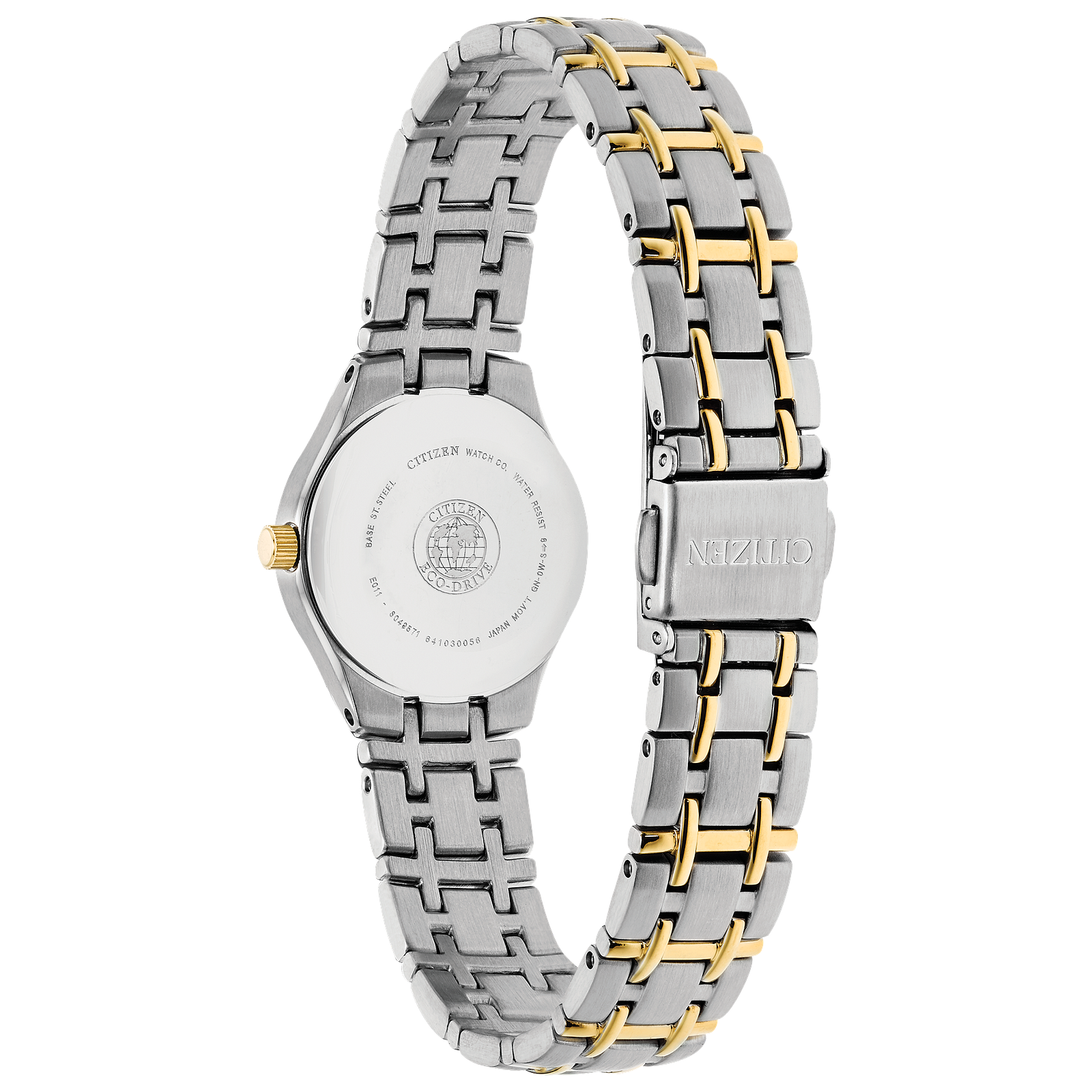 EW1264-50A Citizen Eco-Drive Two-Tone Gold Stainless Steel Ladies Watch