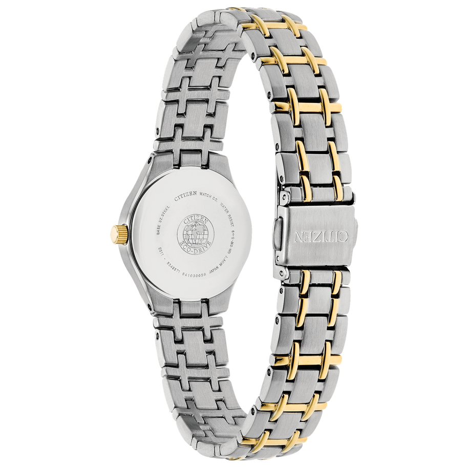 EW1264-50A Citizen Eco-Drive Two-Tone Gold Stainless Steel Ladies Watch