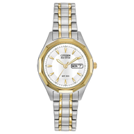 EW3144-51A Eco-Drive Two Tone Stainless Steel Men's Watch