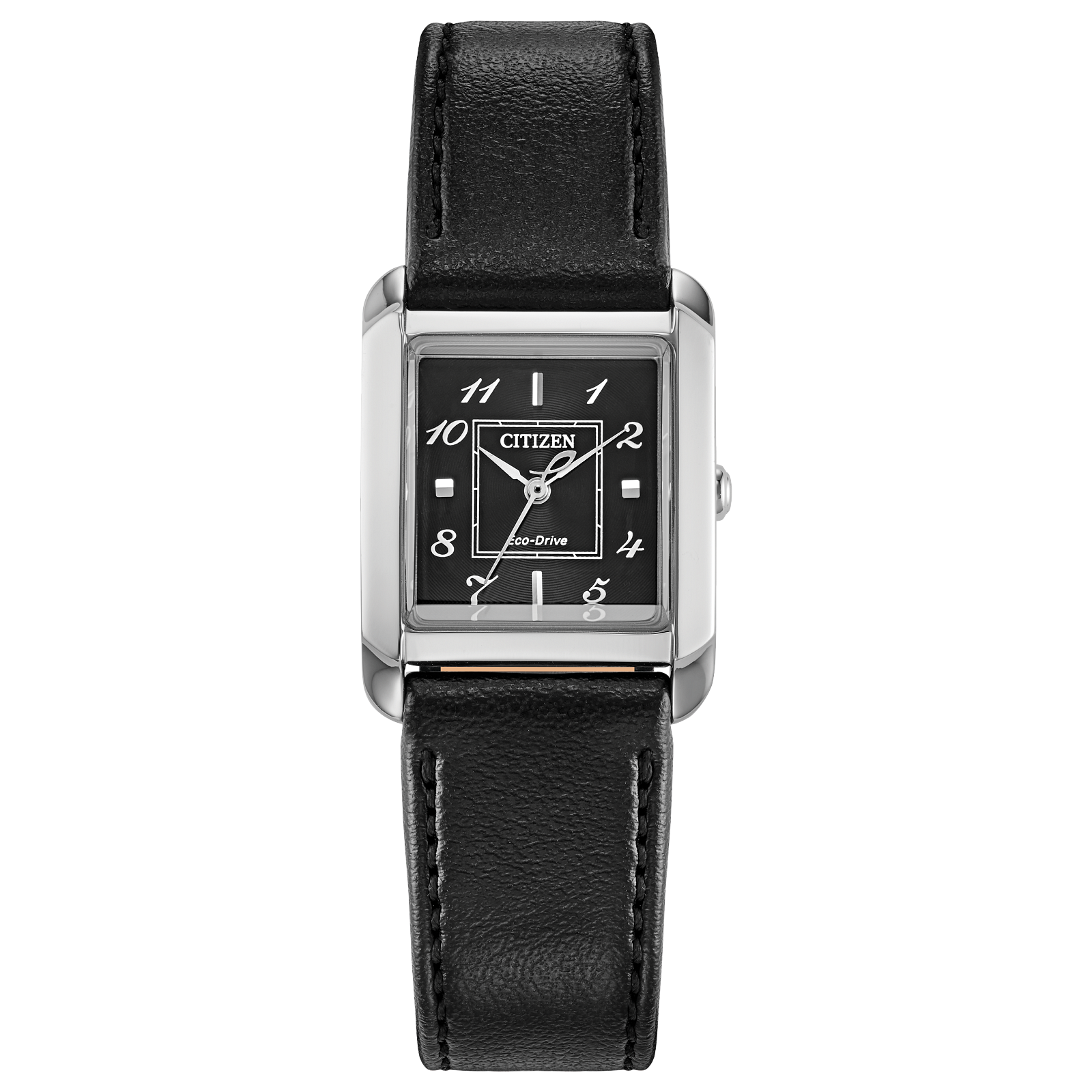 EW5600-01E Bianca Black Dial Apple Leather Strap Watch