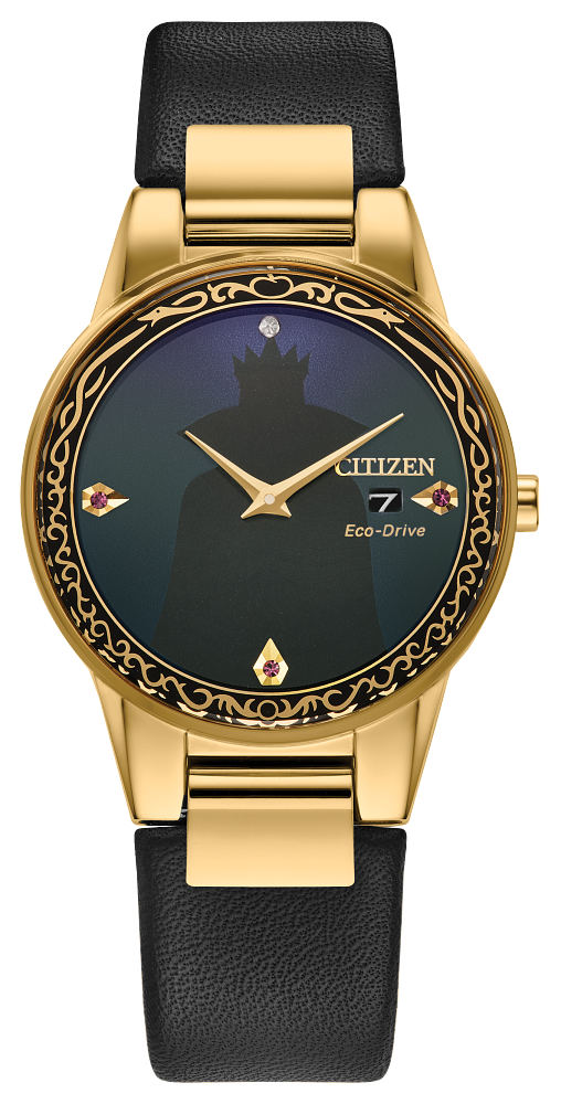 Citizen GA1082-46W Disney Evil Queen Shadow Black Dial Ladies Watch
