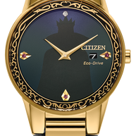 Citizen GA1082-46W Disney Evil Queen Shadow Black Dial Ladies Watch
