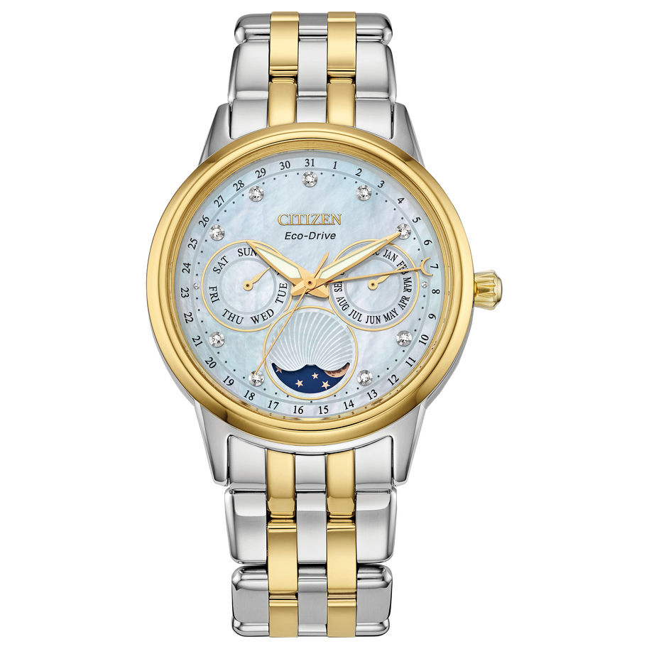 FD0004-51D Citizen Eco-Drive Calendrier Chronograph Diamond Ladies Watch