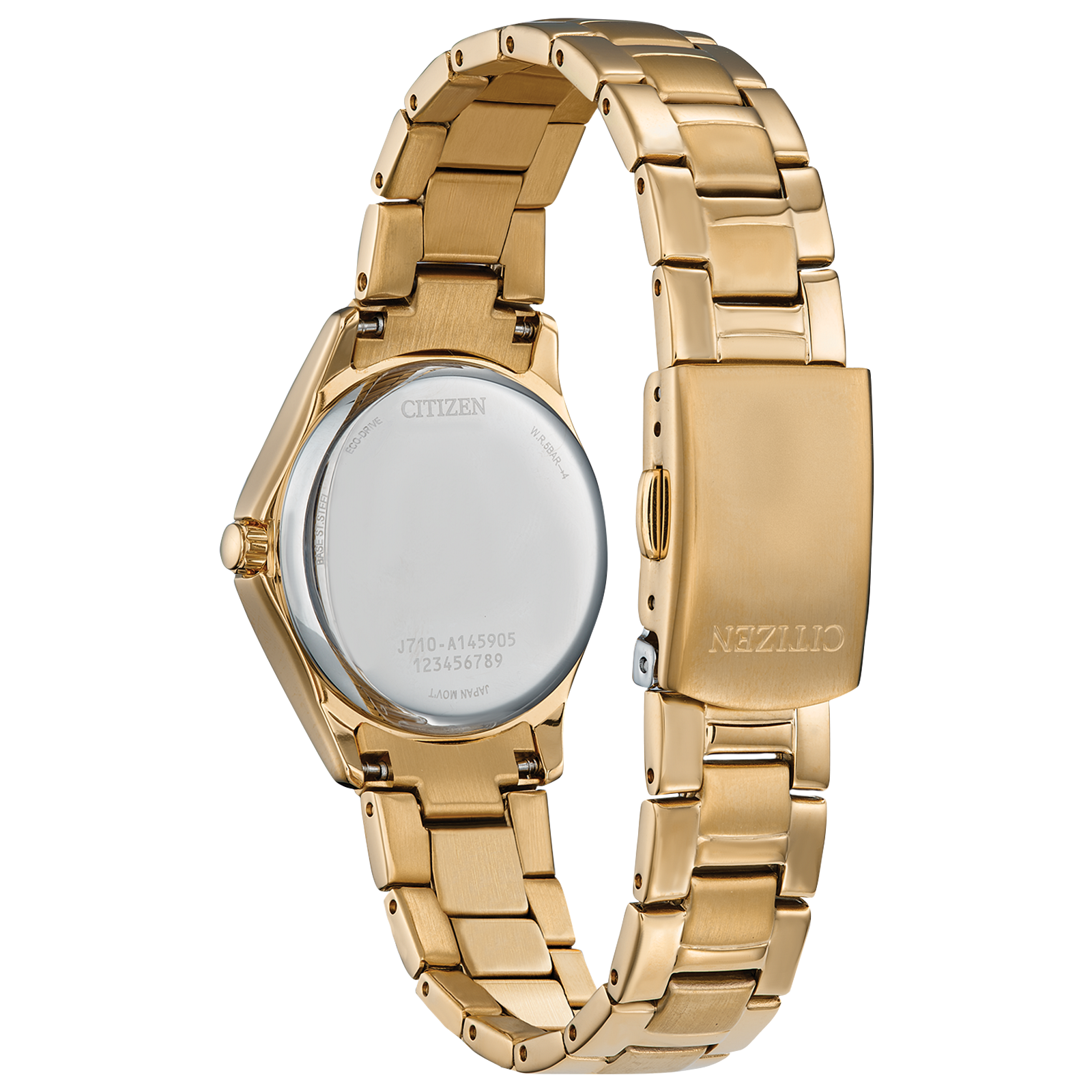 FE1147-79P Citizen Crystal Eco-Drive Champagne Dial Ladies Watch