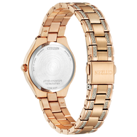 FE1233-52A Citizen Silhouette Crystal Silver Dial Ladies Watch