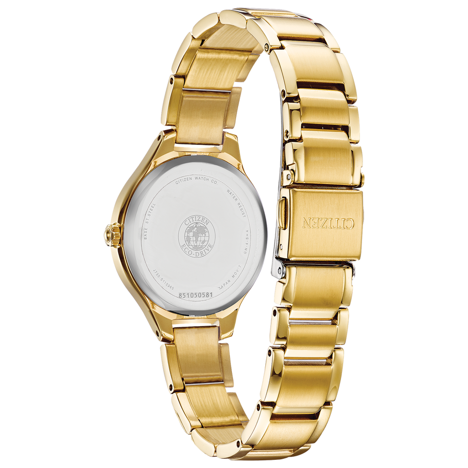 FE2102-55A Citizen Corso Silver Dial Gold-tone Ladies Watch