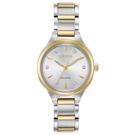 FE2104-50A Citizen Eco-Drive Corso Diamond Accents Two-Tone Women's Watch