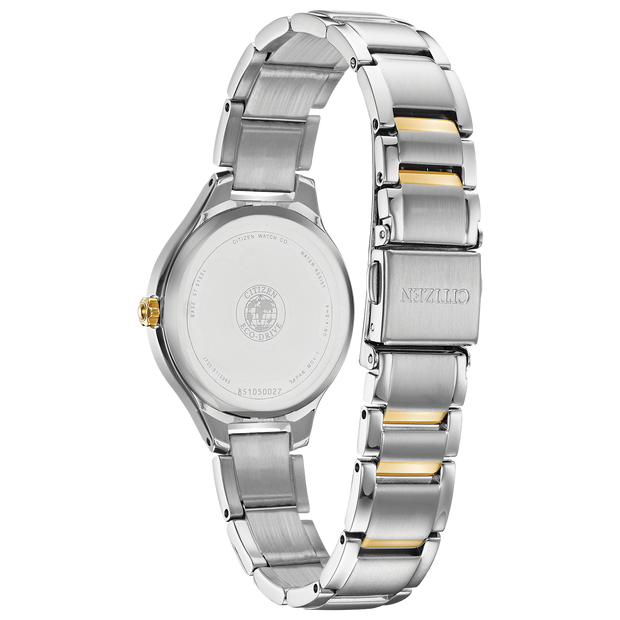 FE2104-50A Citizen Eco-Drive Corso Diamond Accents Two-Tone Women's Watch