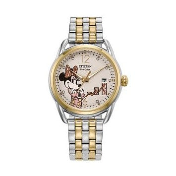 Citizen Classic FE6084-70W White Dial Two-Tone Stainless Steel Women's Watch