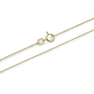 Gold Rose Flower Pendant Necklace (Available in Yellow/Rose/White Gold)