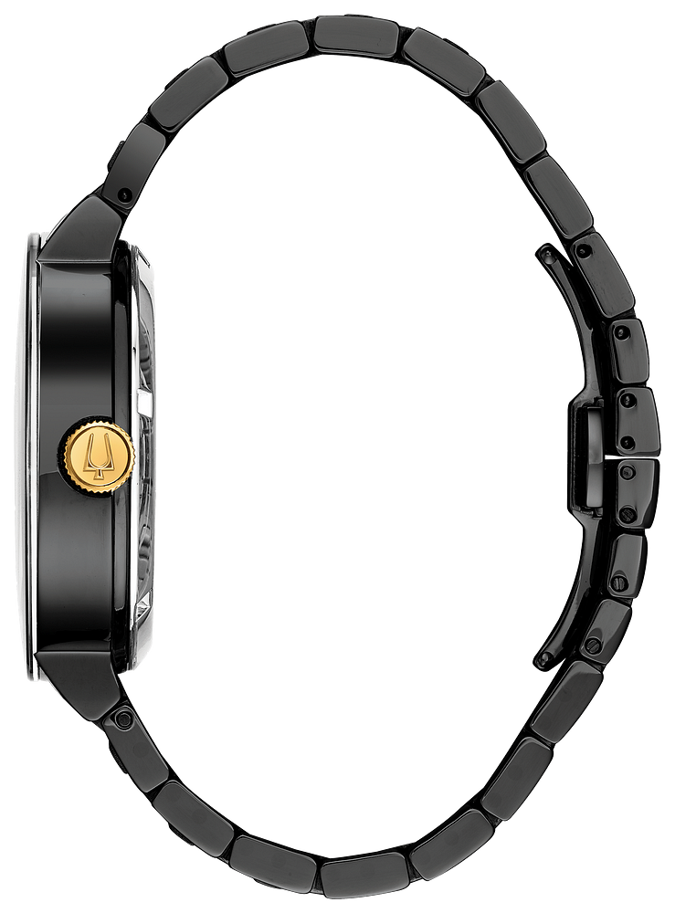 Bulova 98A203 Black Dial Stainless Automatic Men's Watch