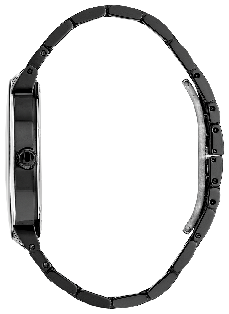 Bulova 98D144 Modern Quartz Black Stainless Steel Men's Watch