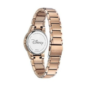 Citizen Disney Mickey Mouse GA1056-54W Black Dial Rose Gold-Tone Stainless Steel Women's Watch