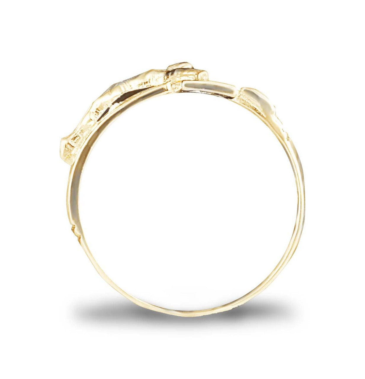 Gold Open Crucifix Cross Ring (Available in Yellow/Rose/White Gold)