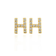 Yellow Gold Diamond Letter 