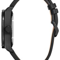 Citizen AW0145-02W Eco-Drive Marvel Here Comes Deadpool Black Leather Strap Men's Watch