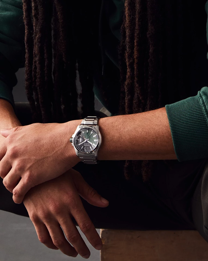 Citizen AW1351-56W Chronograph Black & Green Dial Hulk Smash Men's Watch