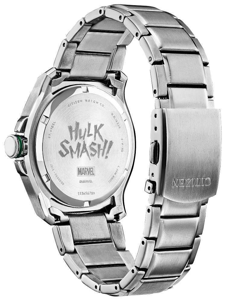 Citizen AW1351-56W Chronograph Black & Green Dial Hulk Smash Men's Watch