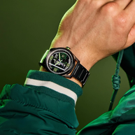 Citizen BM7675-57W Marvel Hulk Green Goliath Black Dial Stainless Steel Men's Watch