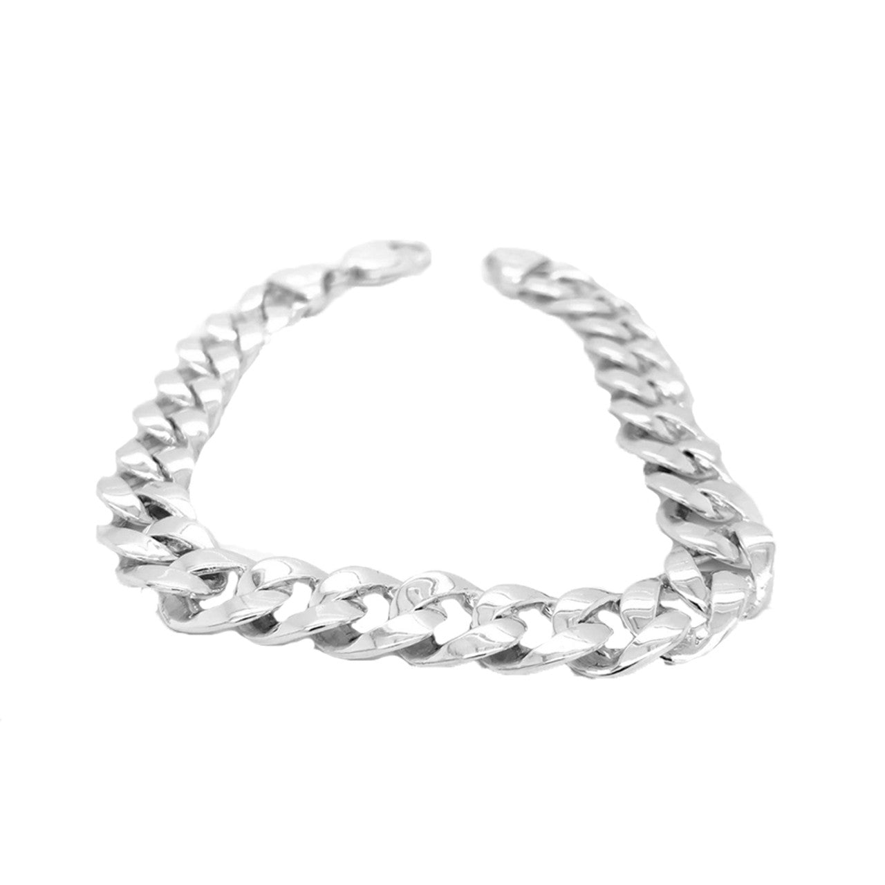 .925 Sterling Silver Men's Miami Cuban Curb Chain Link 9
