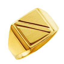Solid Gold Men's Jove Signet Ring