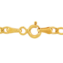 2.68mm Hollow Men's Gold Miami Cuban Link Chain Necklace