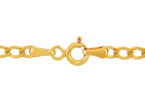8.04mm Hollow Men's Gold Miami Cuban Link Chain Necklace