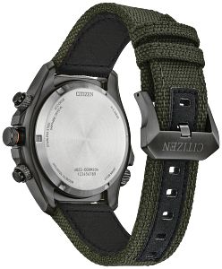 Citizen Promaster Land U822 JV1005-02W Eco-Drive Green Dial Men's Watch