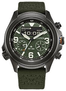 Citizen Promaster Land U822 JV1005-02W Eco-Drive Green Dial Men's Watch