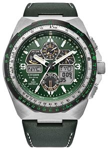 Citizen Promaster Skyhawk A-T JY8147-01X Eco-Drive Atomic Timekeeping Green Dial Men's Watch