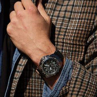 Citizen Promaster Skyhawk A-T JY8149-05E Eco-Drive Black Dial Pilot Chronograph Men's Watch