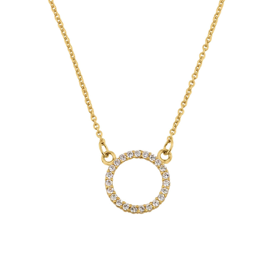 14k Yellow Gold "Circle of Love" Necklace