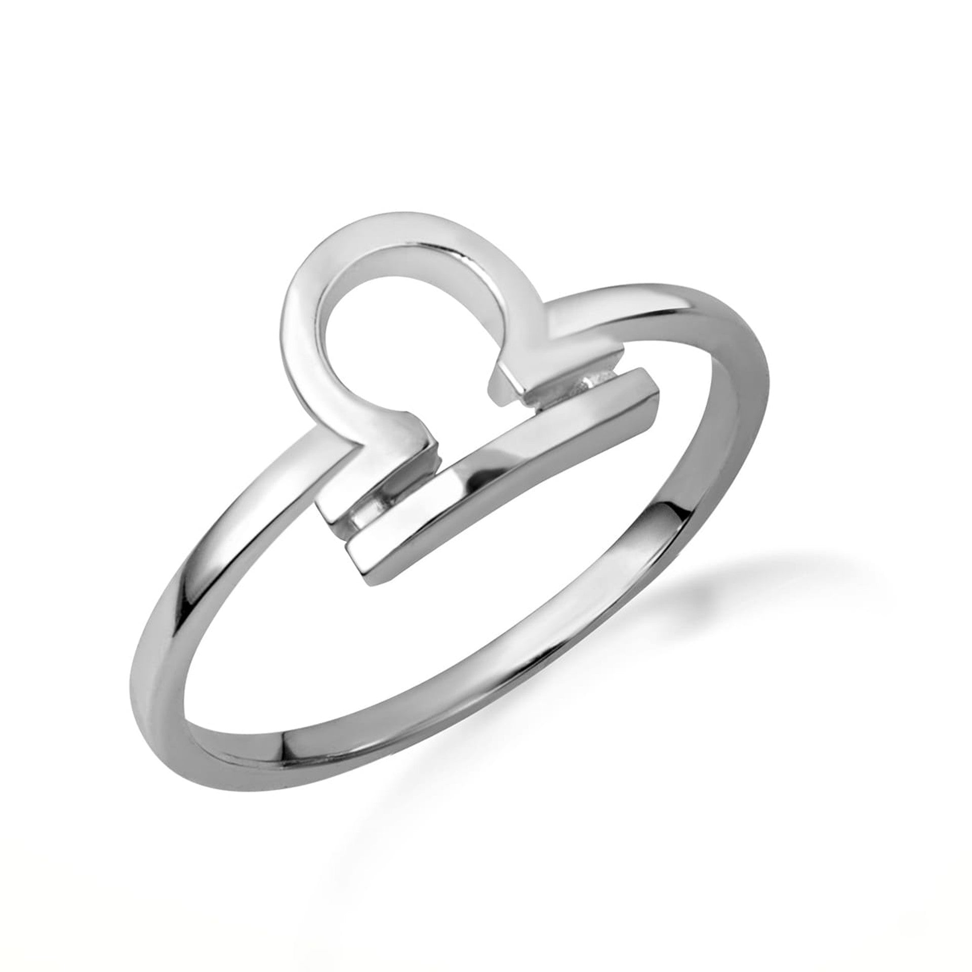 .925 Sterling Silver Personalized Zodiac Sign Band Ring