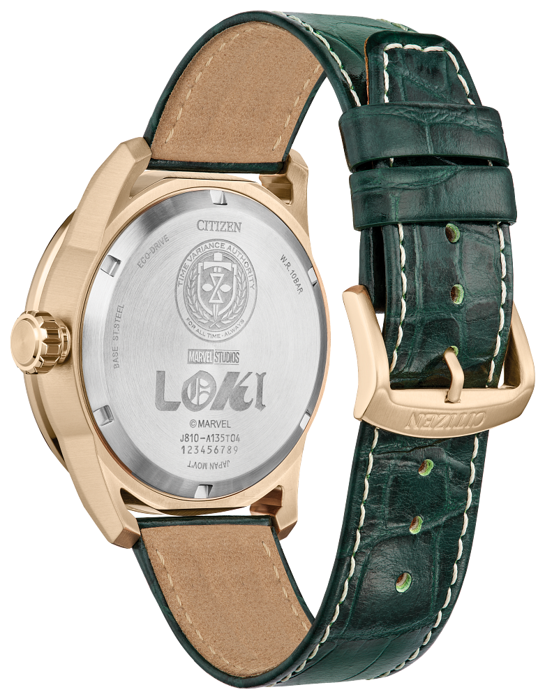 Citizen AW1363-06W Eco-Drive Marvel Villians Loki Rose Gold Stainless Steel Men's Watch