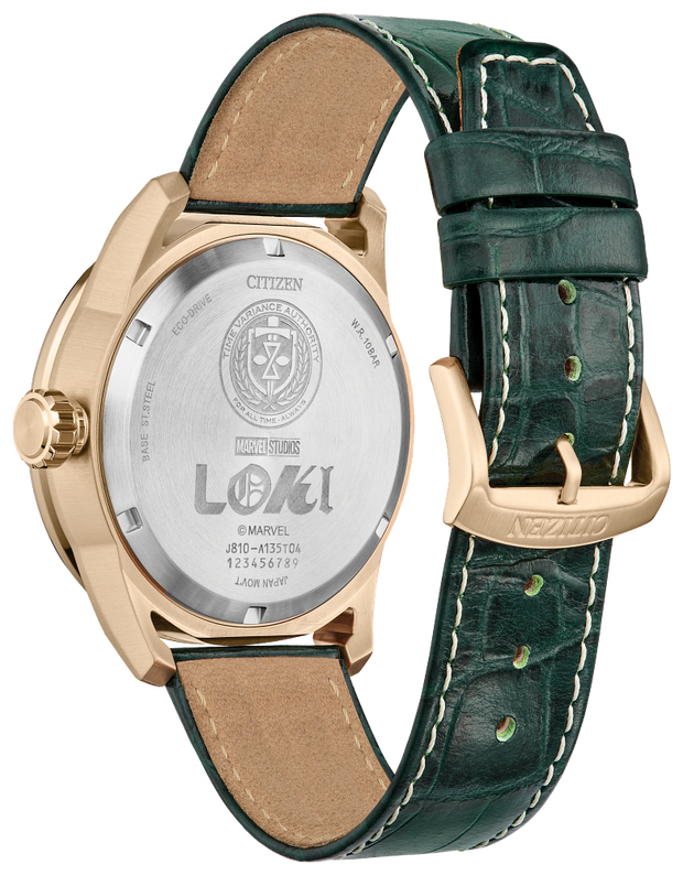 Citizen AW1363-06W Eco-Drive Marvel Villians Loki Rose Gold Stainless Steel Men's Watch