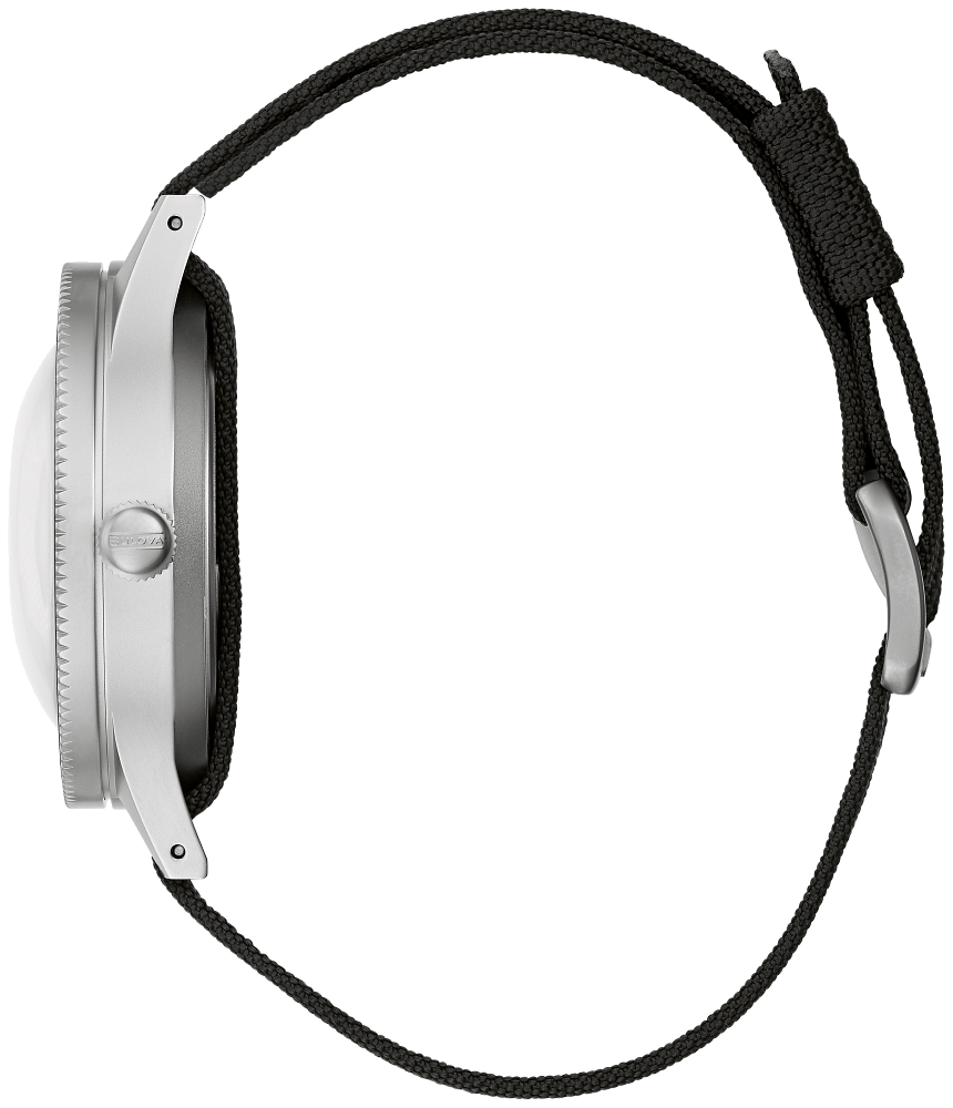 Bulova 98A265 Mil Ships Black Dial Men's Watch