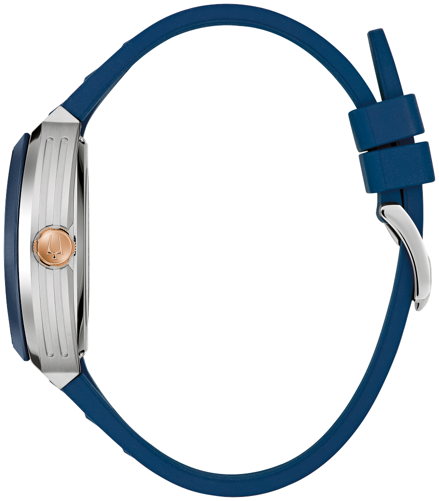 Bulova 98A318 Maquina Blue Dial Men's Watch