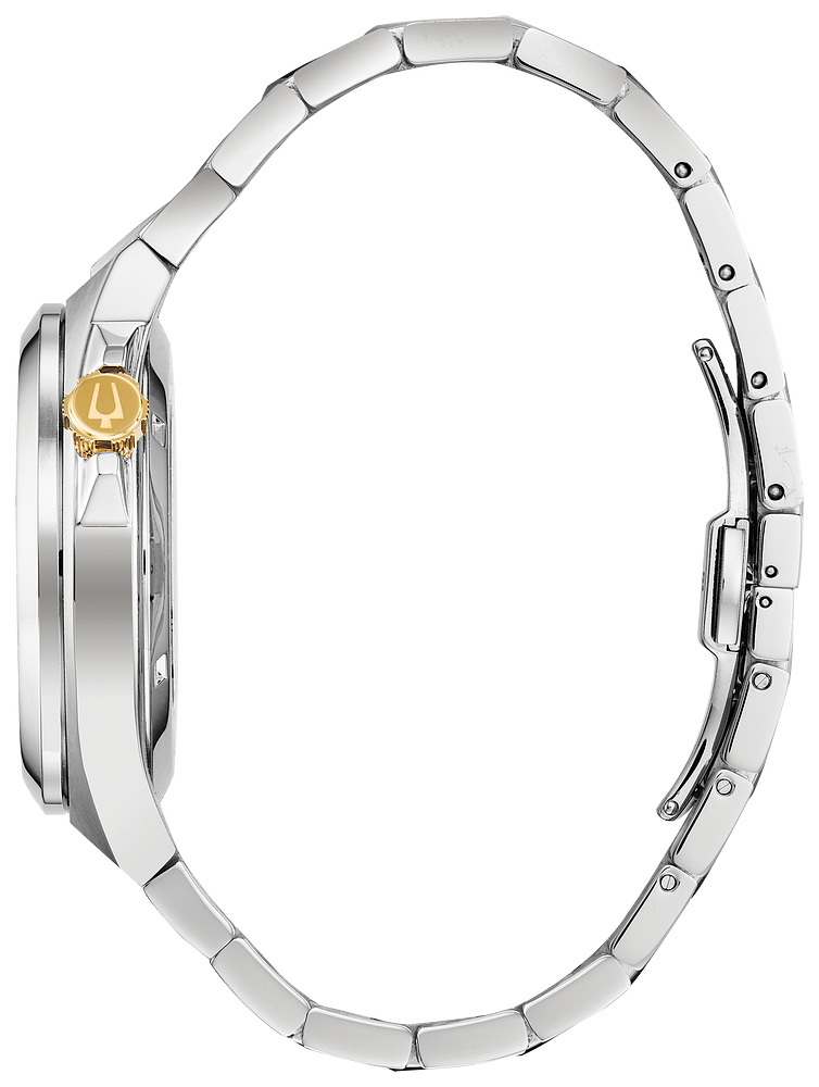 98A224 Bulova Maquina Skeleton Dial Stainless Steel Men's Watch