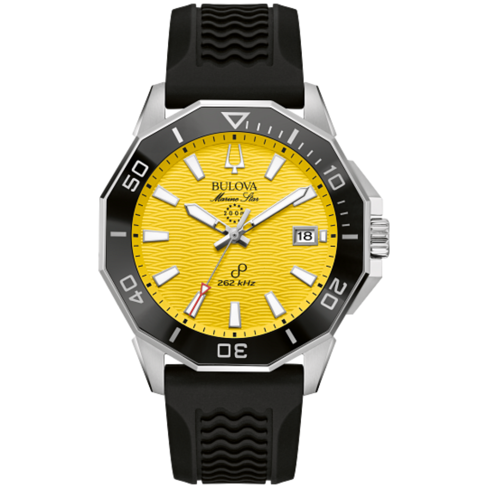 96B431 Bulova Marine Star Yellow Dial Men's Watch
