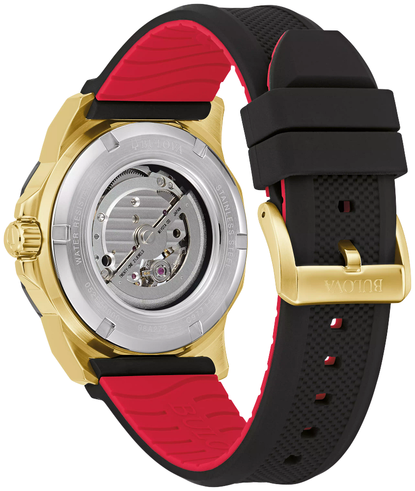 Bulova 98A272 Marine Star Automatic Black Dial Men’s Watch