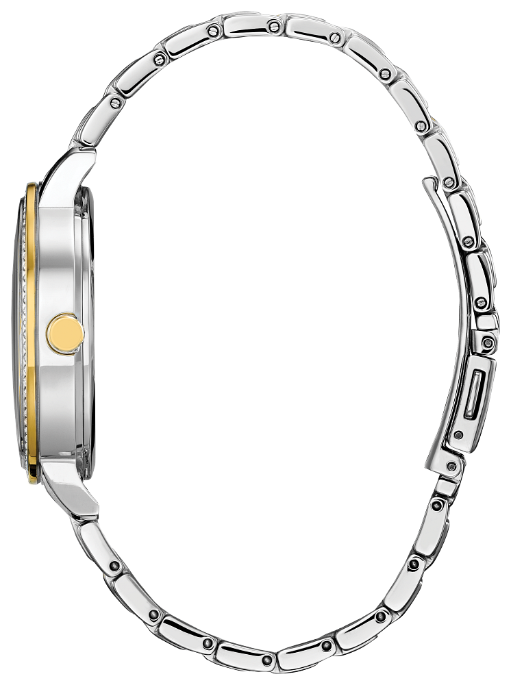 Citizen FE7044-52W Disney Mickey Crystal Gold-Tone Women's Watch