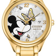 Citizen FE6192-51D Disney Mickey Mouse “Flutterby” White Dial Women's Watch