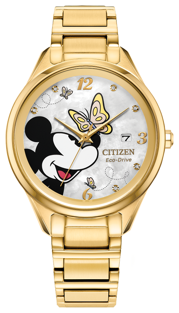 Citizen FE6192-51D Disney Mickey Mouse “Flutterby” White Dial Women's Watch