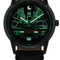 Citizen AW1860-01W Disney Mickey Mouse & Pluto “NYC” Black Dial Men's Watch