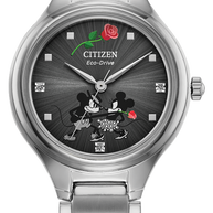 Citizen FE2101-58W Disney Mickey & Minnie “Tango” Stainless Steel Watch
