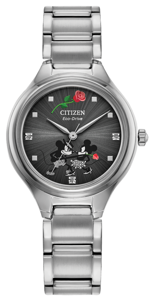Citizen FE2101-58W Disney Mickey & Minnie “Tango” Stainless Steel Watch